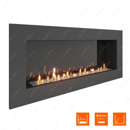 Биокамин SteelHeat GRAND 1500 XL стемалит по цене 62 600 руб.