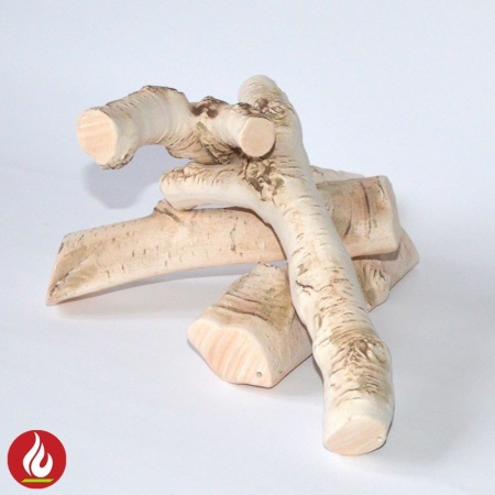 Керамические дрова SLKamin LUX Береза по цене 3 890 руб.