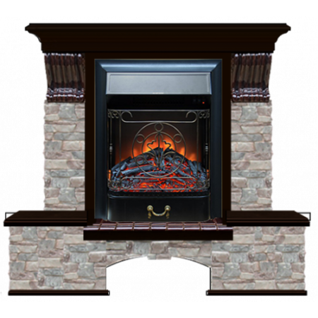 Бостон К Грот цветной (венге)+Majestic Black