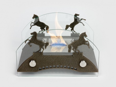 Настольный биокамин Lux Fire "Графский мост" S Бронза по цене 14 641 руб.