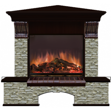 Бостон Грот однотонный угловой (венге)+Arte 23