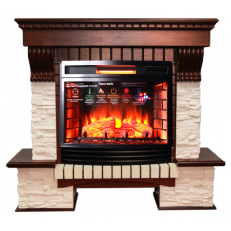 Экстер сланец (темный дуб)+Panoramic 25 LED FX QZ Экстер сланец (темный дуб)+Panoramic 25 LED FX QZ